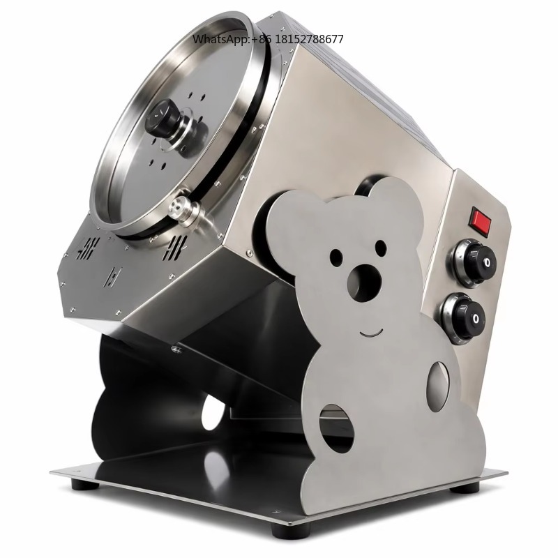 Coffee Equipment Machine - 2000g業務用電気焙煎機、大量のコーヒー豆、ナッツ、穀物の焙煎加工装置