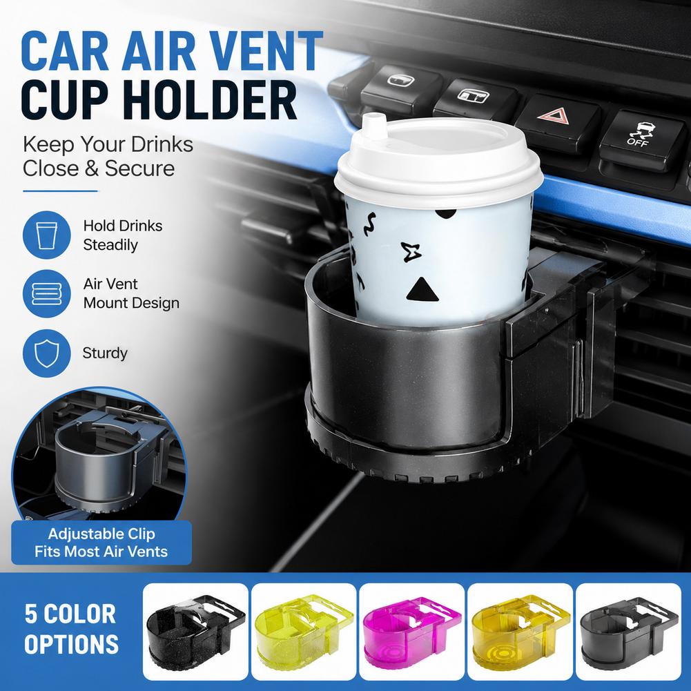 Coffee Equipment Holder - 車用エアコン吹き出し口カップホルダー 多機能ドリンクスタンド ボトル・コーヒー用 装飾的で実用的な自動車アクセサリー