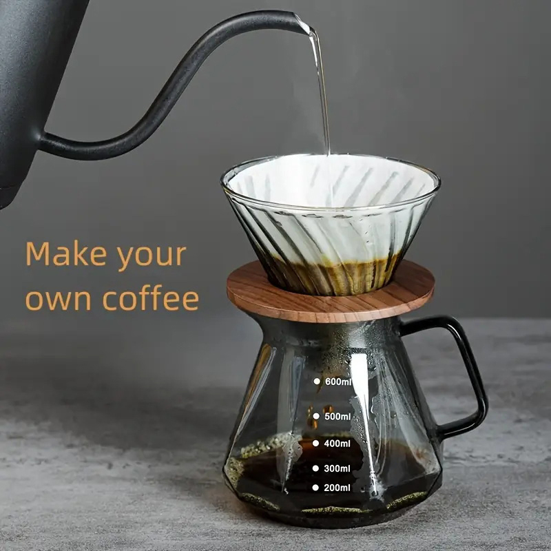 Coffee Equipment Holder - コーヒーフィルタースタンド ポアオーバーフィルタースタンド コーンコーヒードリッパーホルダーラック 耐久性のある木製 折り紙フィルターカップホルダー用