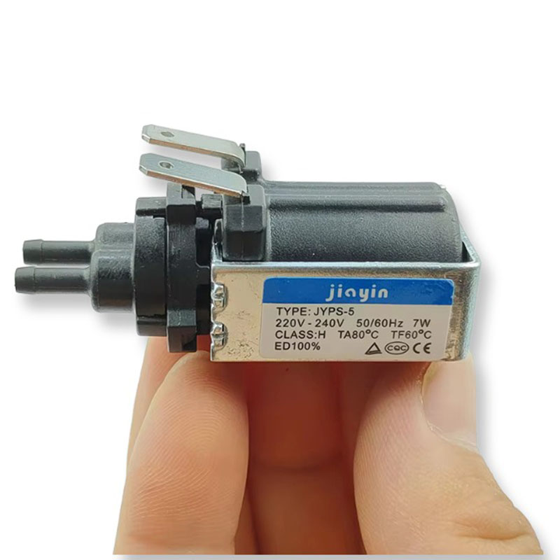 Pressure Gauge Espresso - JYPS-5 電磁ポンプ AC220-240V 7W ミニ水吸引 ハンドヘルドアイロン、スチームモップ、衣類スチーマー、コーヒーマシン用