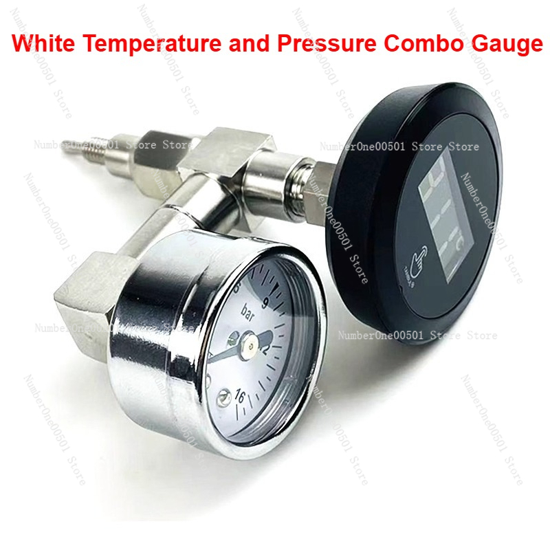 Pressure Gauge Espresso - E61半自動エスプレッソマシン グループヘッド圧力計と温度計変換キット
