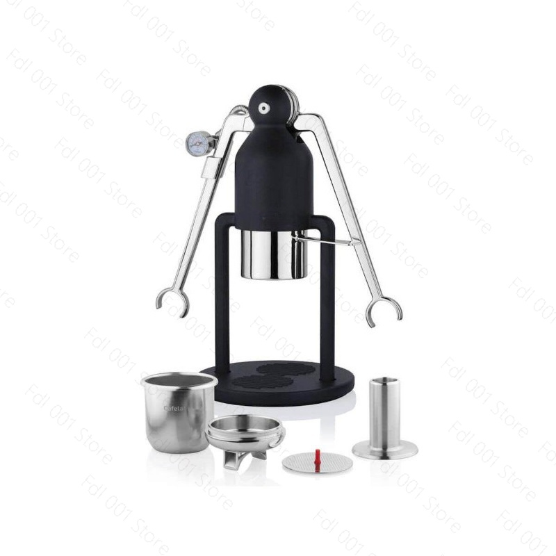 Pressure Gauge Espresso - ハンドプレスコーヒーロボット アンプラグド エスプレッソマシン 家庭用圧力計付き版