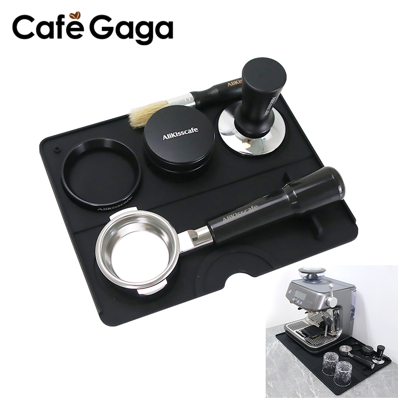 Coffee Equipment Brands - コーヒータンパーマットエスプレッソポルタフィルターステーションシリコーンバーマシンパッドゴムアンチスリップバーキッチンバリスタツールアクセサリー