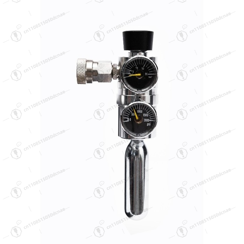 Pressure Gauge Espresso - デュアルゲージ圧力調整器 9Bar 空気圧式エスプレッソマシンコーヒー抽出用