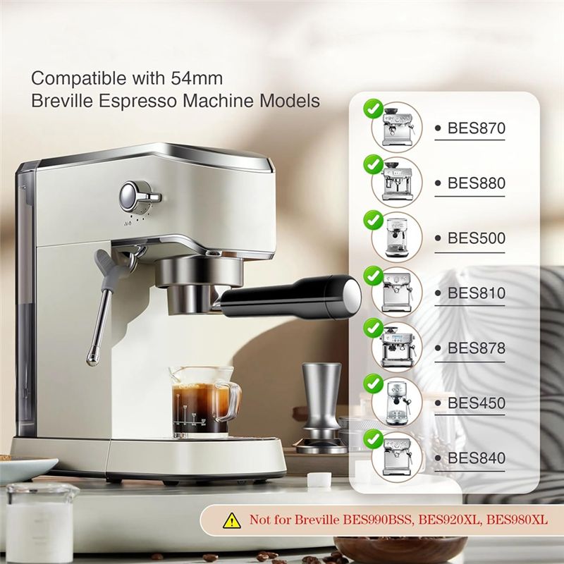 AS94-54mm ポータフィルター（底なしタイプ、パックス - Breville Espresso Barista Express のレビューと価格
