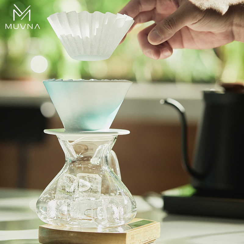 MUVNA ナチュラルペーパーフィルター、プアオーバー＆ドリ - Coffee Equipment Machine のレビューと価格