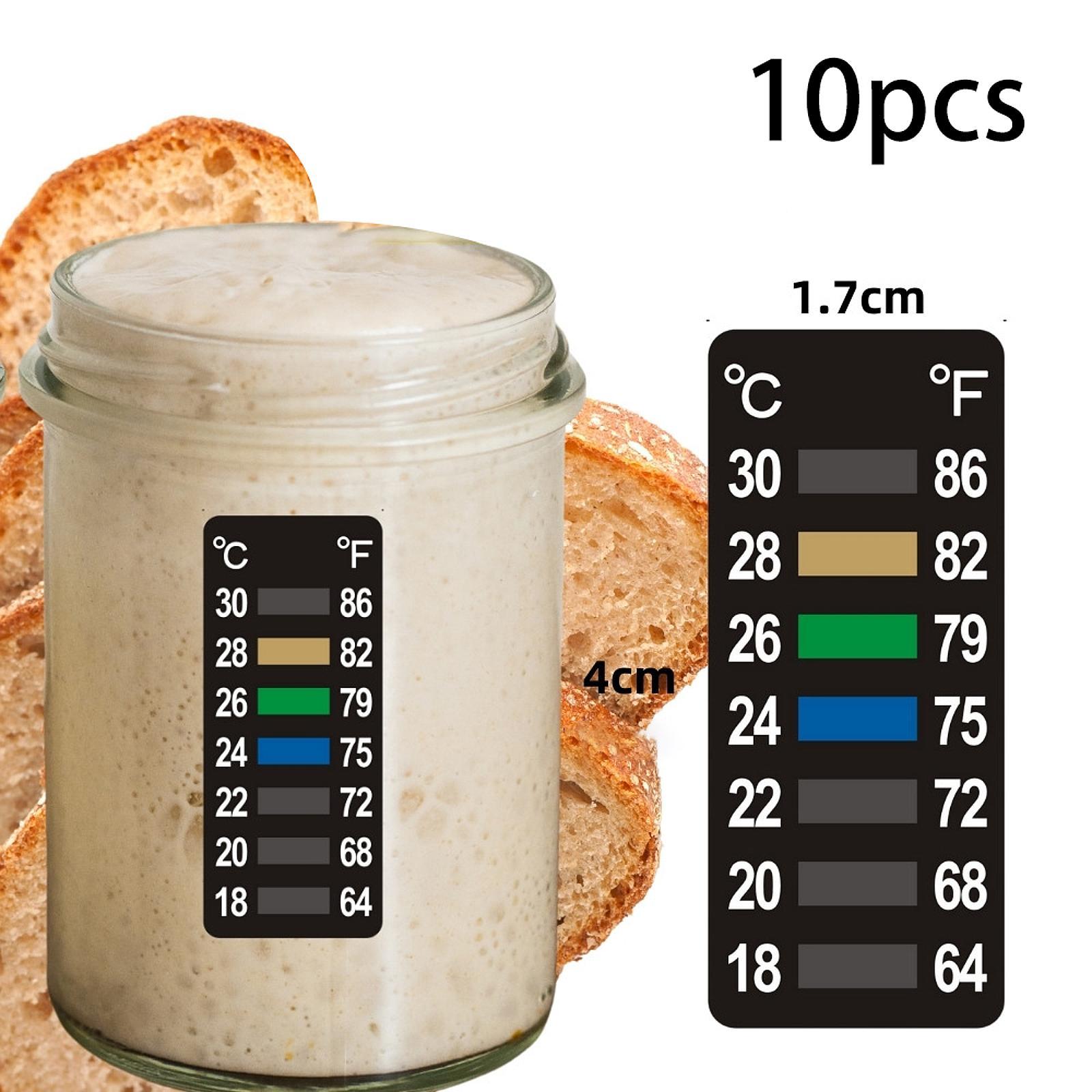 10個入り温度ストリップ ワイン醸造発酵用温度測定用 - Temperature Strip Thermometer のレビューと価格