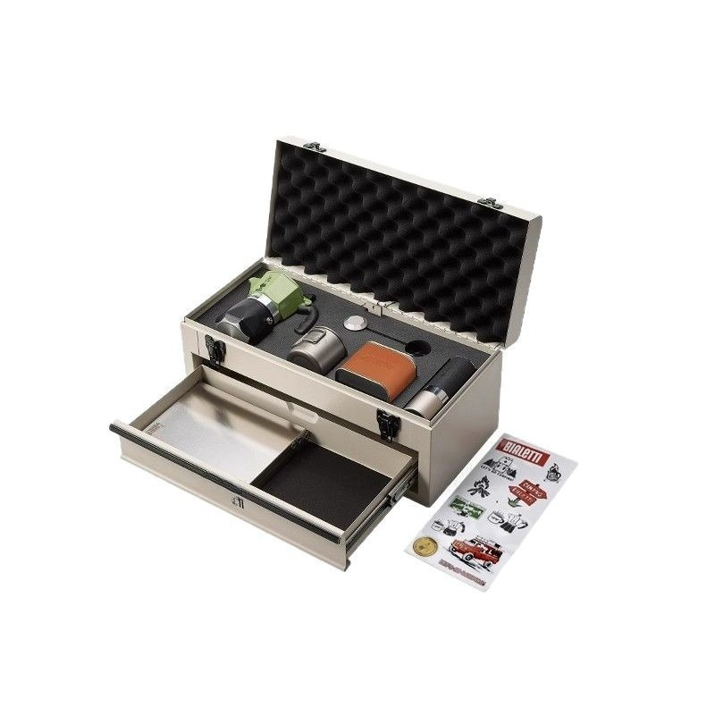 キャンプ用コーヒーボックス、モカポット、アウトドアギフトボッ - Coffee Equipment Gift Set のレビューと価格