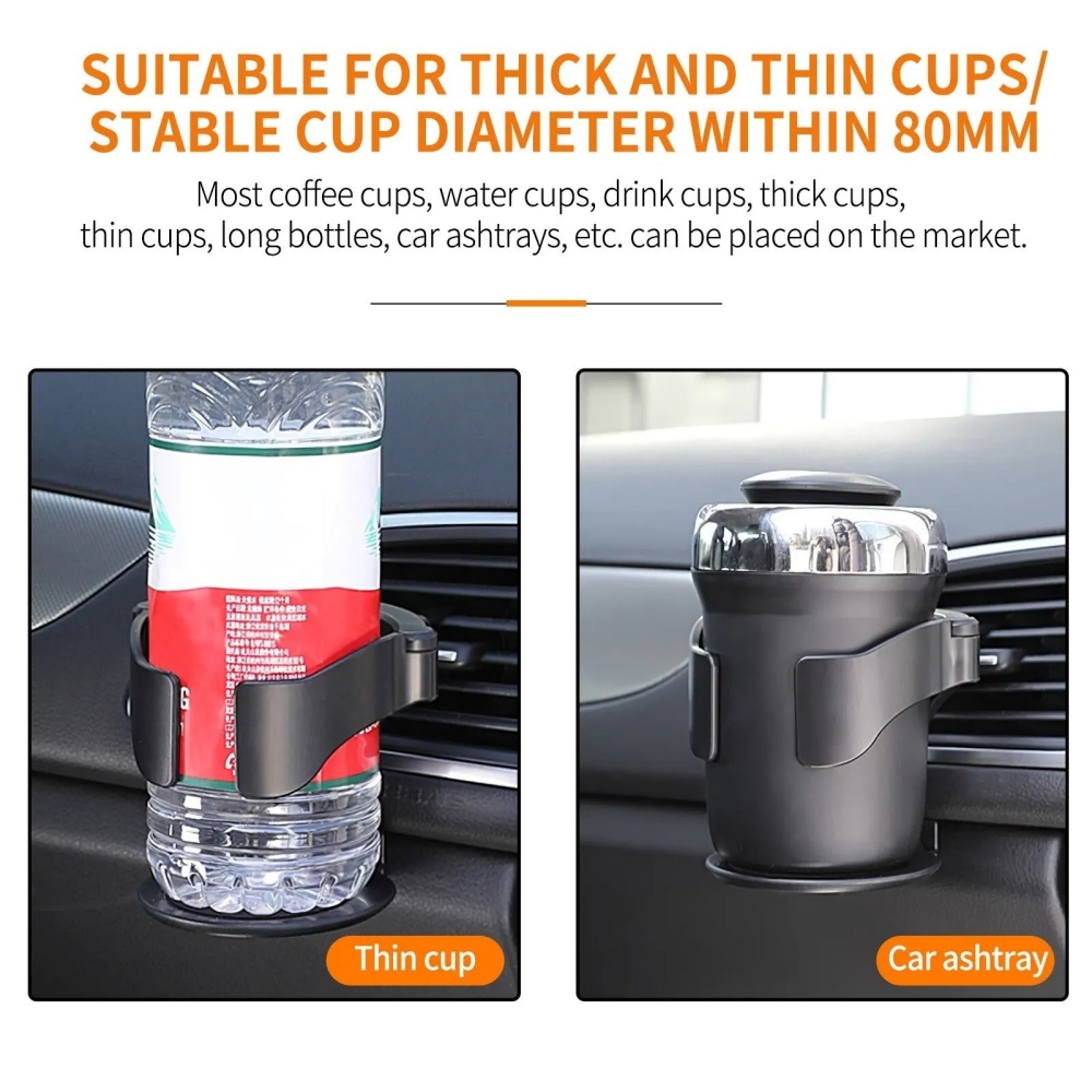 車のエアベントドリンクカップホルダーユニバーサル車両ウォータ - Coffee Equipment Holder のレビューと価格