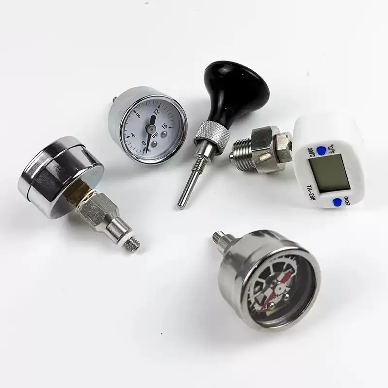 E61グループヘッド用圧力・温度計、デュアル表示機能付き、半 - Pressure Gauge Espresso のレビューと価格