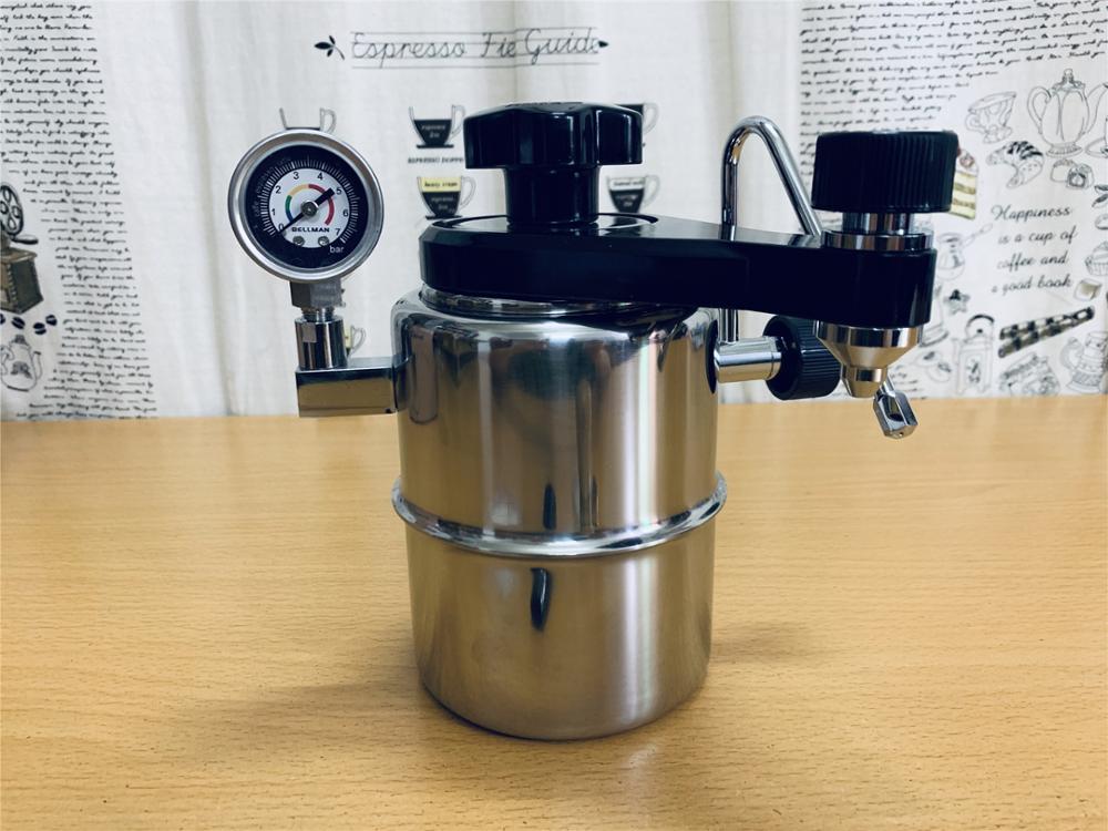 ベルマン カプチーノ CX-25P コンロトップモデル デュ - Pressure Gauge Espresso のレビューと価格