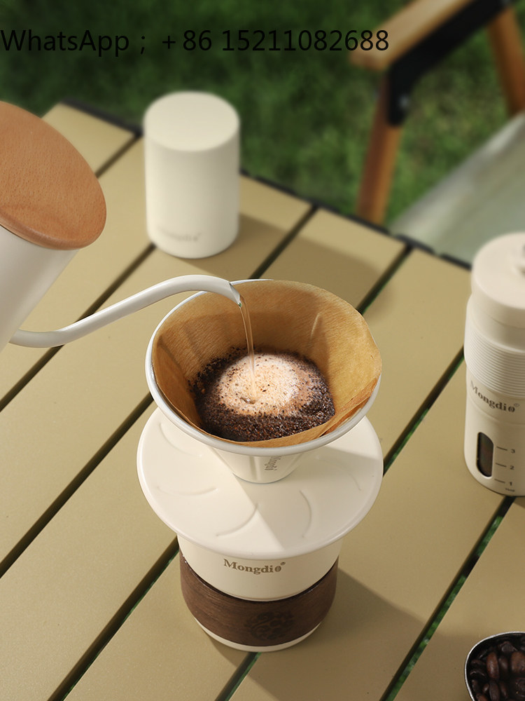 LLY 手淹れコーヒーポットセット アウトドアキャンプ用コー - Coffee Equipment Gift Set のレビューと価格