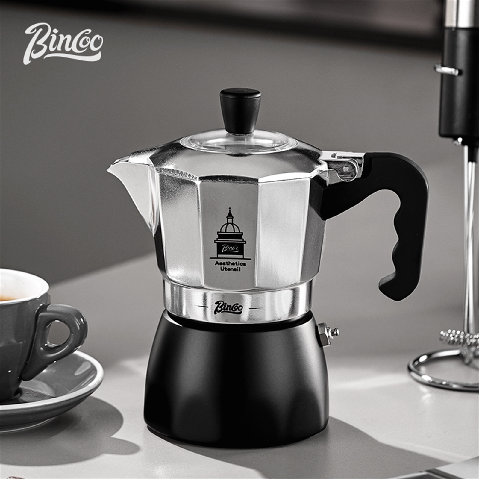 BINCOO ダブルバルブモカポット、エスプレッソ抽出コーヒ - Coffee Equipment Brands のレビューと価格