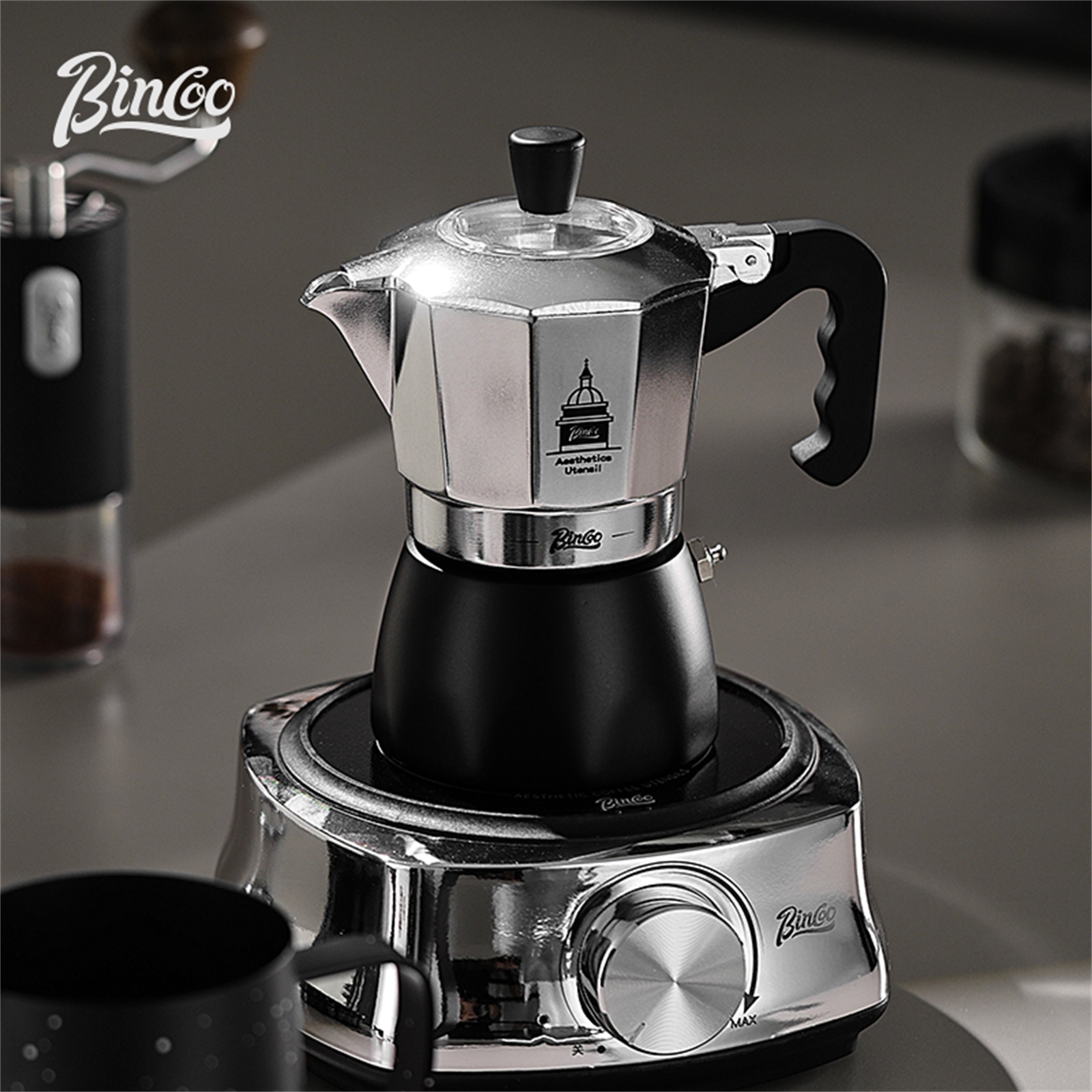 BINCOO ダブルバルブモカポット、エスプレッソ抽出コーヒ - Coffee Equipment Brands のレビューと価格