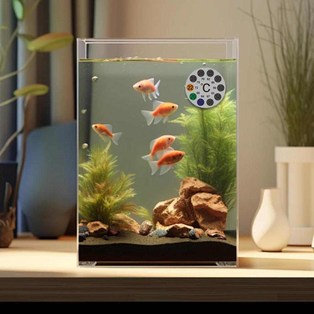 水族館温度計ステッカー水槽温度測定温度ストリップ温度粘着セン - Temperature Strip Thermometer のレビューと価格