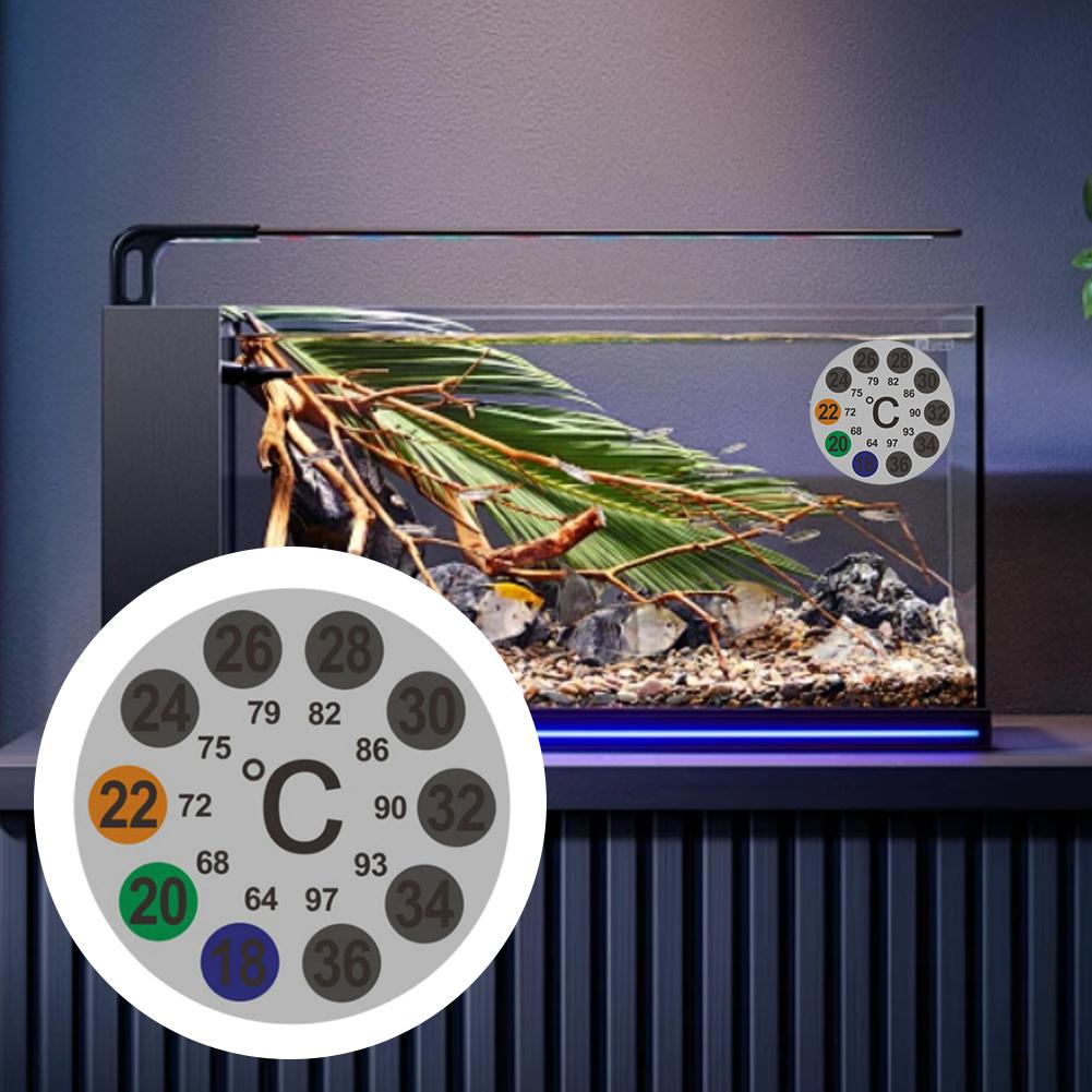 水族館温度計ステッカー水槽温度測定温度ストリップ温度粘着セン - Temperature Strip Thermometer のレビューと価格