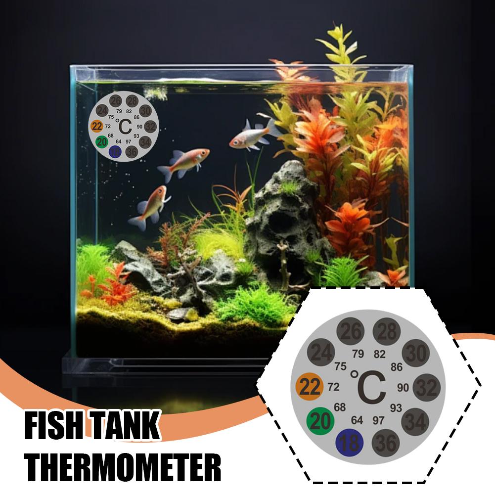 水族館温度計ステッカー水槽温度測定温度ストリップ温度粘着セン - Temperature Strip Thermometer のレビューと価格