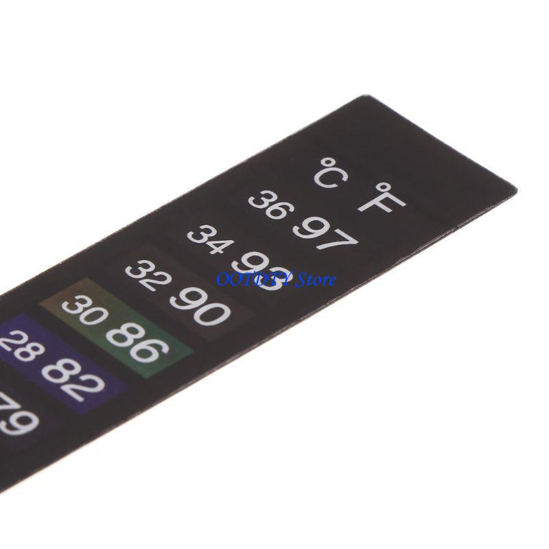 367a 10 PCSベッタステッカー温度計ツマメータースト - Temperature Strip Thermometer のレビューと価格