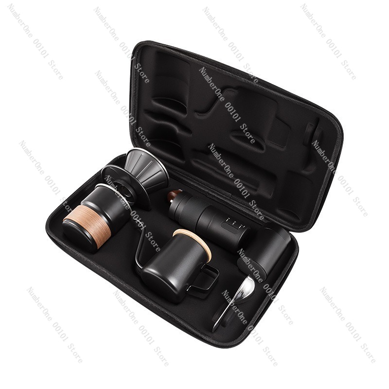 ポータブルハンドドリップコーヒーメーカーセット アウトドアキ - Coffee Equipment Gift Set のレビューと価格