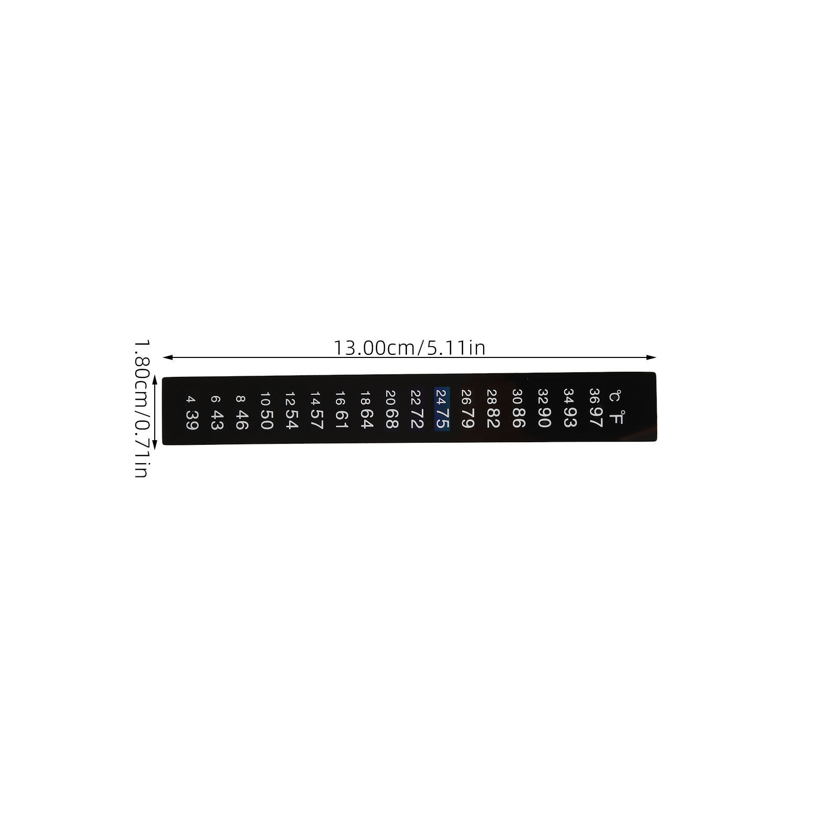 10枚入り発酵温度計ステッカーストリップ、家庭用ビール・ワイ - Temperature Strip Thermometer のレビューと価格