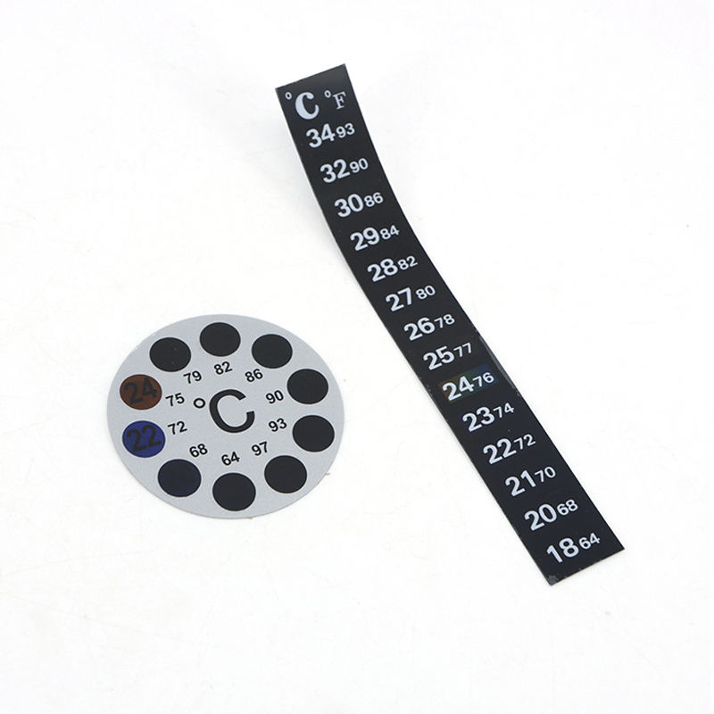 水族館の水槽ストリップ貼り付け変色温度計ステッカー粘着デュア - Temperature Strip Thermometer のレビューと価格