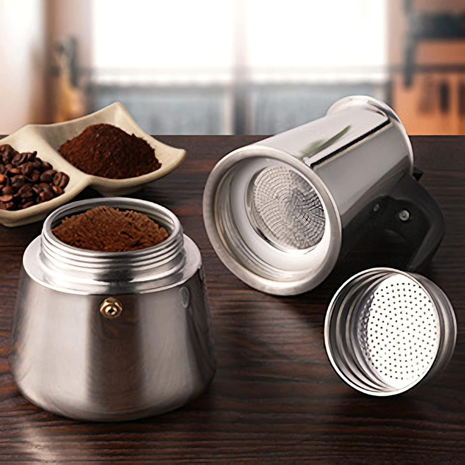 4/6/9カップモカポットカフェマシンエスプレッソカップコー - Coffee Equipment Brands のレビューと価格
