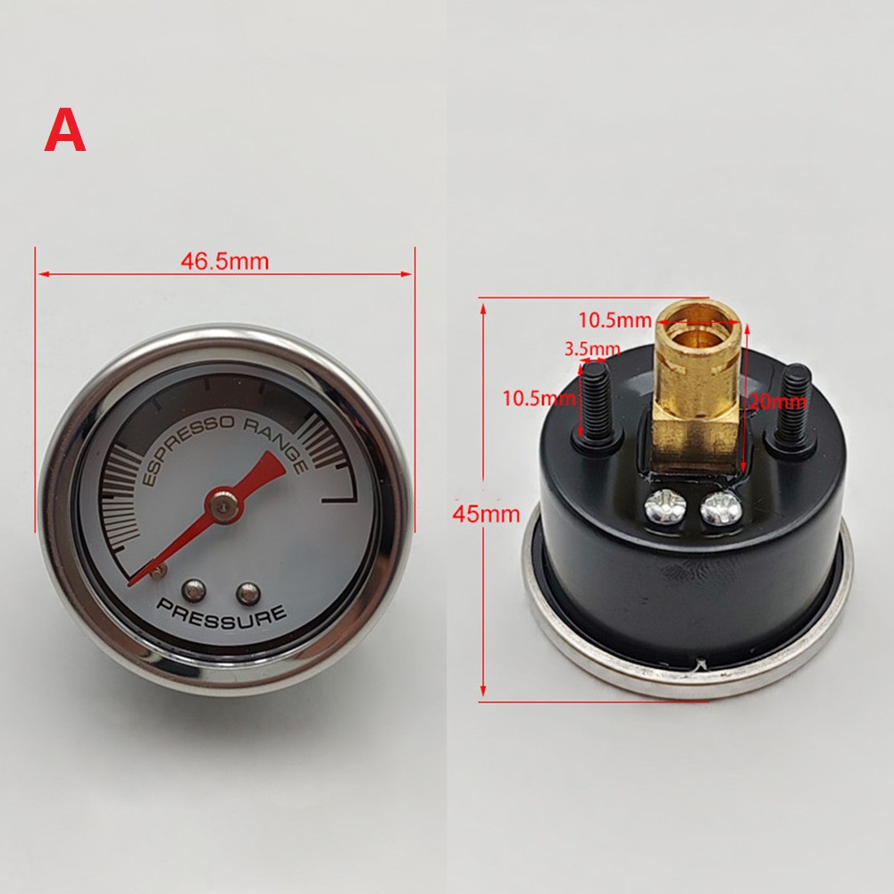 コーヒーメーカー圧力計エスプレッソマシン用正確な 105C  - Pressure Gauge Espresso のレビューと価格