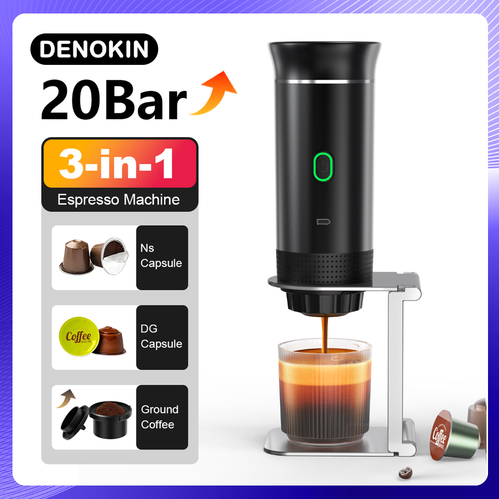 ワイヤレス電動ポータブルエスプレッソコーヒーマシン 車&家庭 - Coffee Equipment Machine のレビューと価格