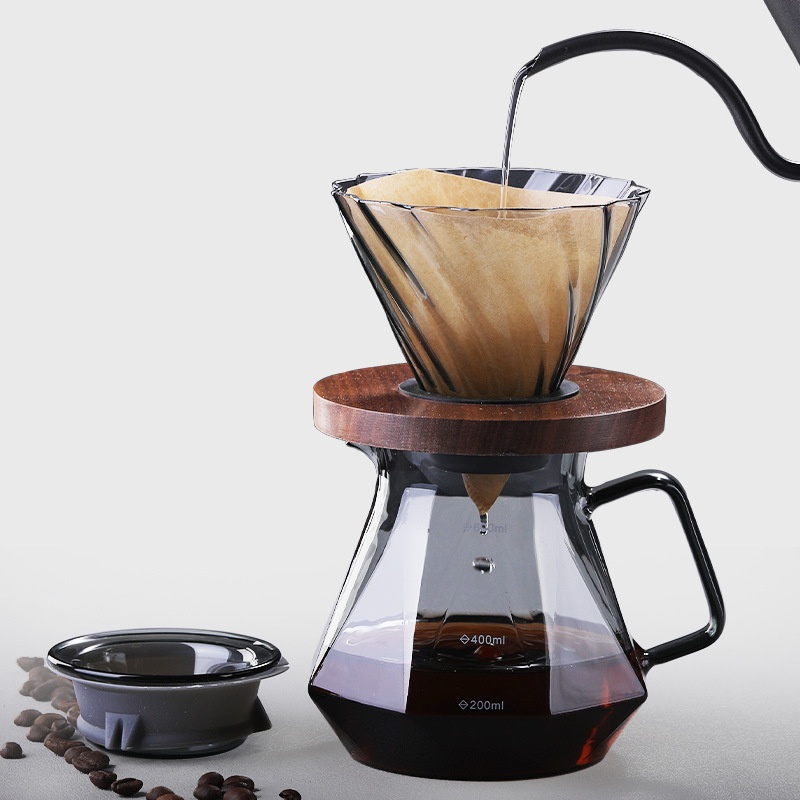 マグパイガラスコーヒーポット V60フィルターカップセット用 - Coffee Equipment Machine のレビューと価格