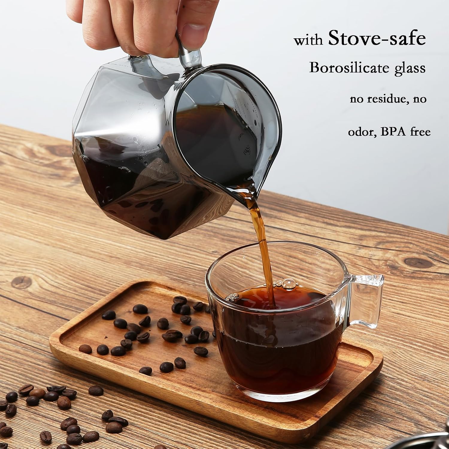 マグパイガラスコーヒーポット V60フィルターカップセット用 - Coffee Equipment Machine のレビューと価格