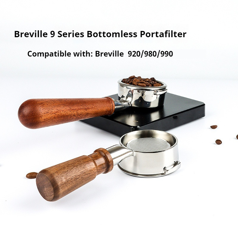 58 ミリメートルコーヒー底なしポルタフィルター Brevi - Coffee Equipment Brands のレビューと価格