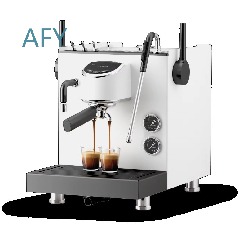 家庭用・業務用セミオートマチックエスプレッソマシン、デュアル - Pressure Gauge Espresso のレビューと価格