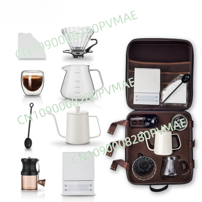 手淹れコーヒーセット アウトドアキャンプコーヒー器具 フルセ - Coffee Equipment Gift Set のレビューと価格