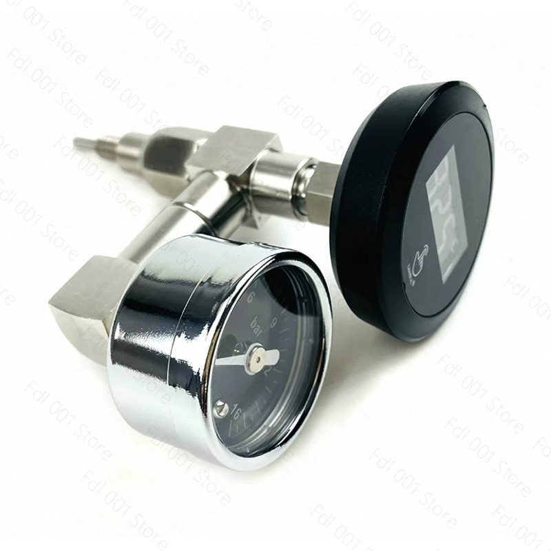 E61 エスプレッソマシンアップグレードキット、圧力計と温度 - Pressure Gauge Espresso のレビューと価格