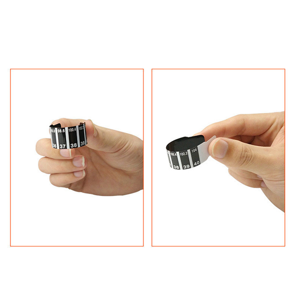 3枚入り 温度ステッカー 額用体温計 ストリップタイプ 簡単 - Temperature Strip Thermometer のレビューと価格